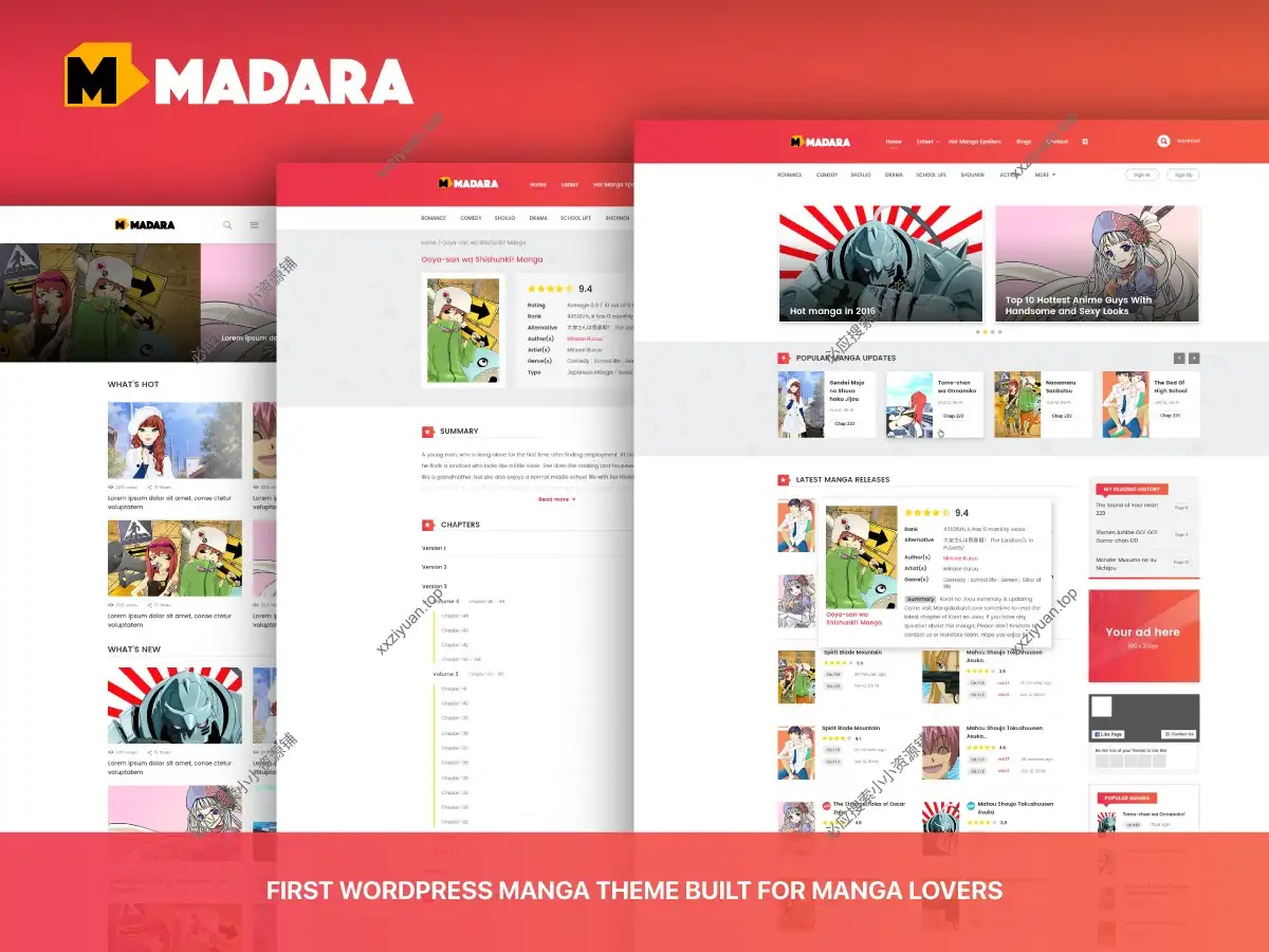 Madara-适用于漫画网站的WordPress主题开心版 v2.2