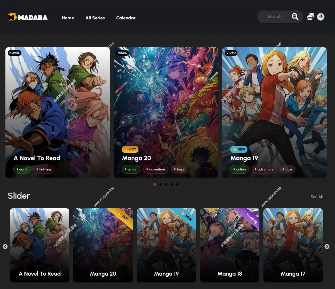 Madara v2.2.4-激活版WordPress漫画网站主题