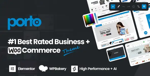 Porto v7.6.0 激活版- 任何商业 woocommerce 主题