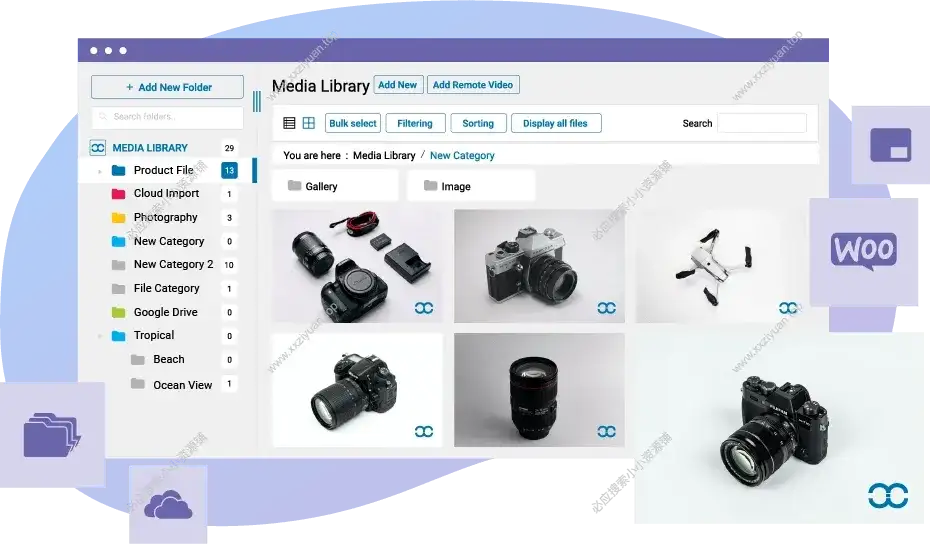 WP Media folder v6.1.1 – 媒体库文件管理 WordPress插件
