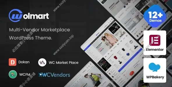 Wolmart v1.9.3激活版-多供应商市场WooCommerce主题