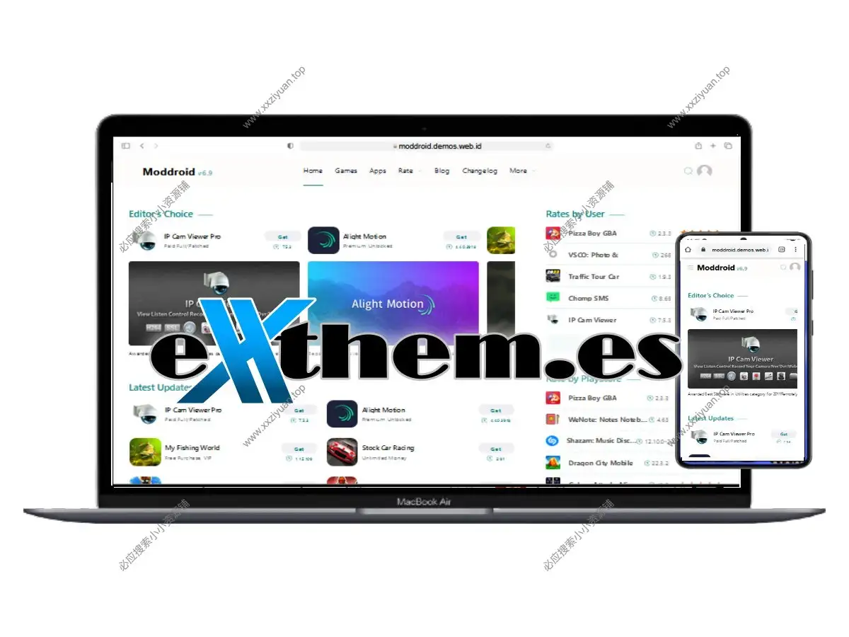 Moddroid v9.6 已激活版-稳定好用的安卓APK下载WordPress主题