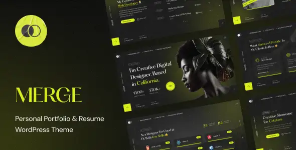 个人作品集和简历 WordPress 主题 – Merge_v1.0.1
