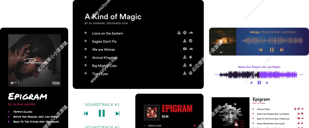Sonaar MP3 Music Player PRO 5.9.5 已激活版|WordPress网站音乐播放器插件