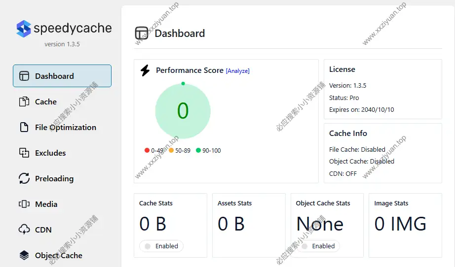 SpeedyCache Pro 1.3.5已激活版| 功能强大的WordPress缓存插件