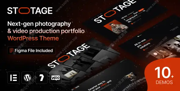 WordPress 摄影和视频制作主题 – Stotage v1.0.0