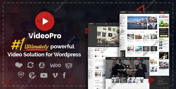VideoPro v2.3.8.1 – 功能强大的视频wordPress主题之一