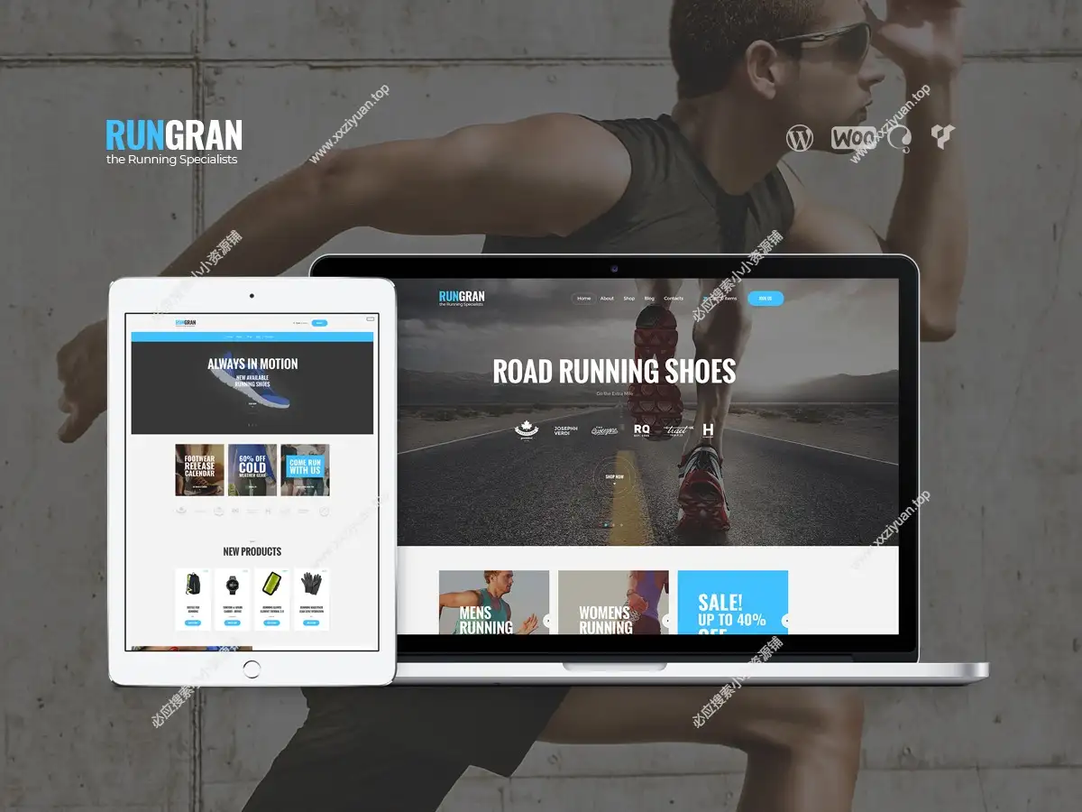 Run Gran v1.1.7 时尚电子商务体育商店WordPress主题分享