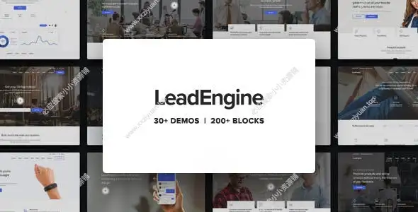 LeadEngine 5.5 已激活版|带有页面构建器的多用途 WordPress 主题 1