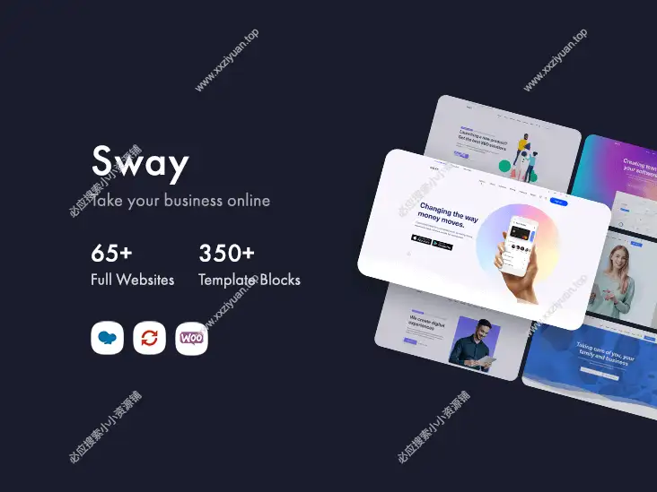 Sway 4.5 已激活版|多用途时尚现代化设计 WordPress 主题