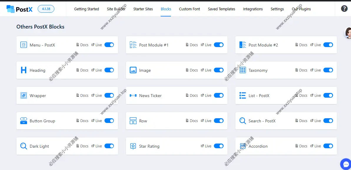 PostX Pro 1.7.3已激活版|强大古腾堡区块插件WordPress插件 2 PostX Pro 1.7.3已激活版|强大古腾堡区块插件WordPress插件 2