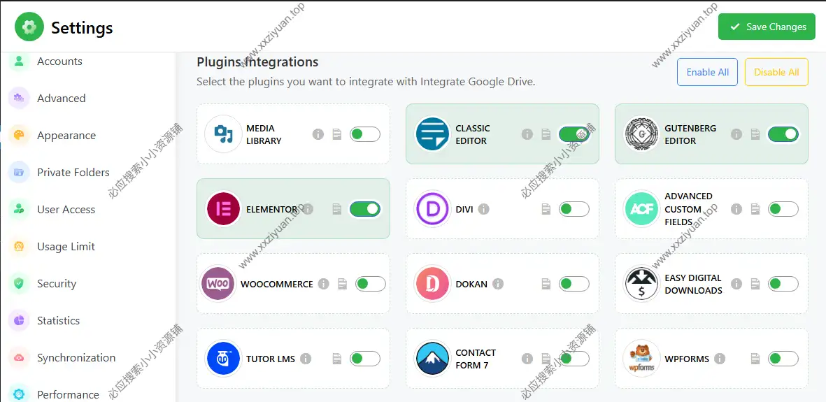 Integrate Google Drive Premium v1.5.3 -WordPress谷歌云盘集成插件 2 Integrate Google Drive Premium v1.5.3 -WordPress谷歌云盘集成插件 2