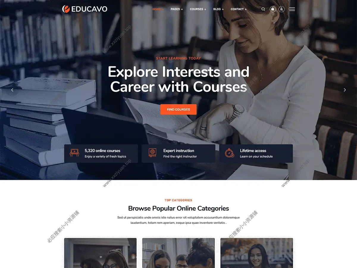 Educavo v.3.6 已激活版-现代时尚的教育 LMS WordPress 主题