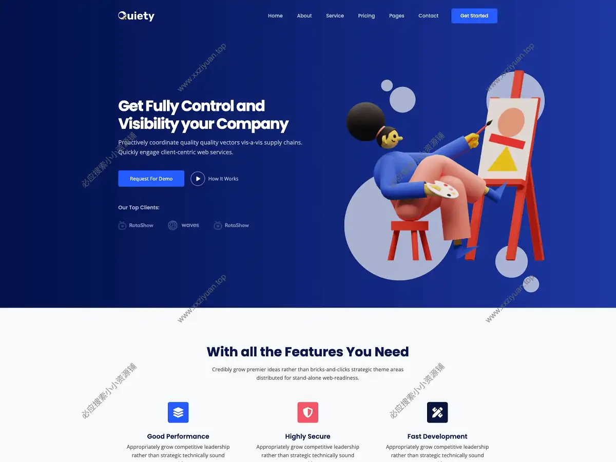 Quiety 6.4.0直装版|软件和 IT 解决方案 WordPress 主题