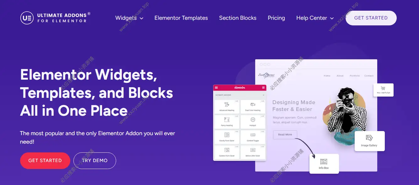 Ultimate Addons for Elementor v1.41.1 Elementor 功能增强小工具插件(已激活)