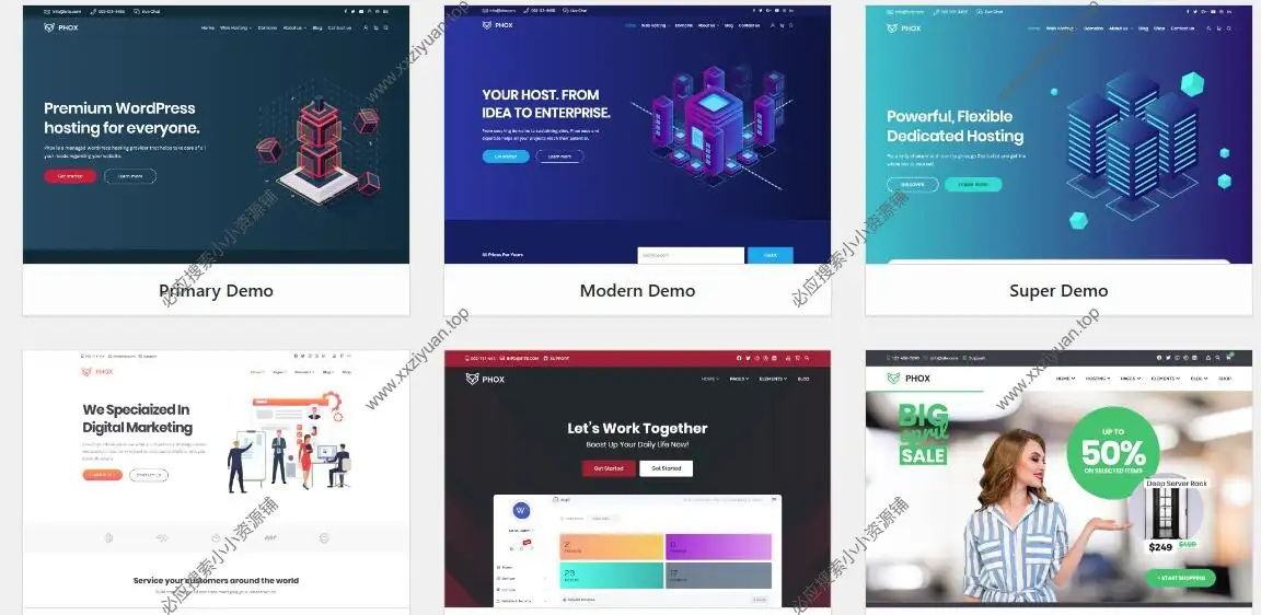 Phox v2.4.9.3 Hosting WordPress 和 WHMCS 主题(已激活) 2 Phox v2.4.9.3 Hosting WordPress 和 WHMCS 主题(已激活) 2