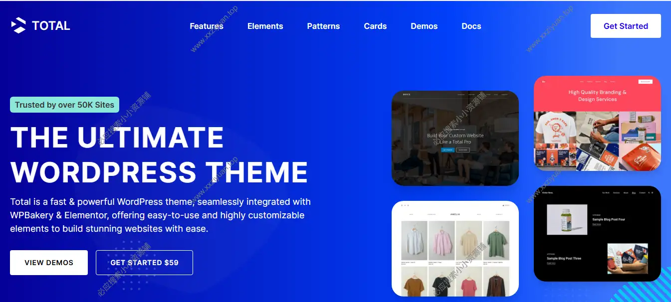 Total v6.5 现代响应式多功能 WordPress 主题完美激活版