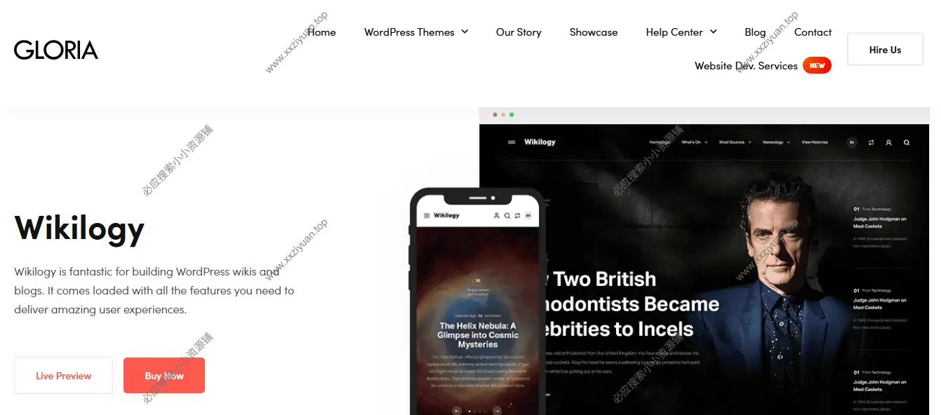 Wikilogy v2.0.3 完美激活版 – 多功能维基|杂志|新闻 WordPress 主题