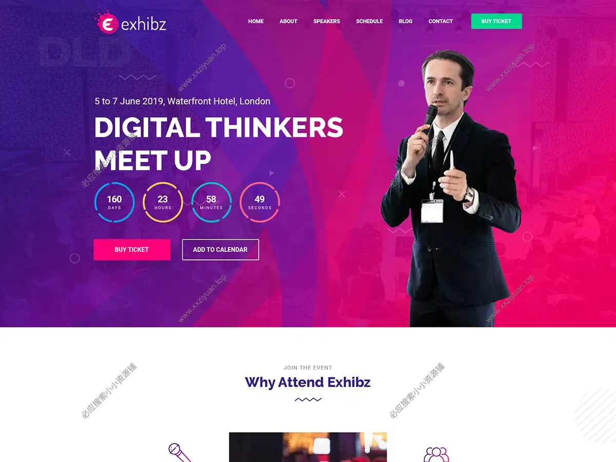 Exhibz v3.0.8已激活版 – 活动会议WordPress主题（AI驱动）