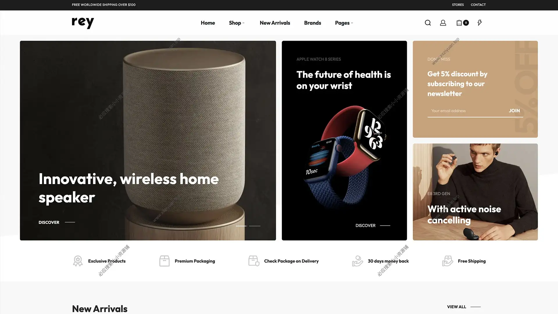 Rey v3.1.10 多用途时尚 WooCommerce 在线商城主题