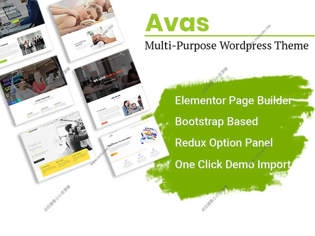Avas v6.9 已激活版 – Elementor 多功能 WordPress 主题