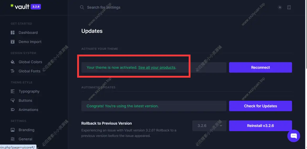 Vault - 多功能 Elementor WordPress 主题 v3.2.6 已激活 2 Vault - 多功能 Elementor WordPress 主题 v3.2.6 已激活 2