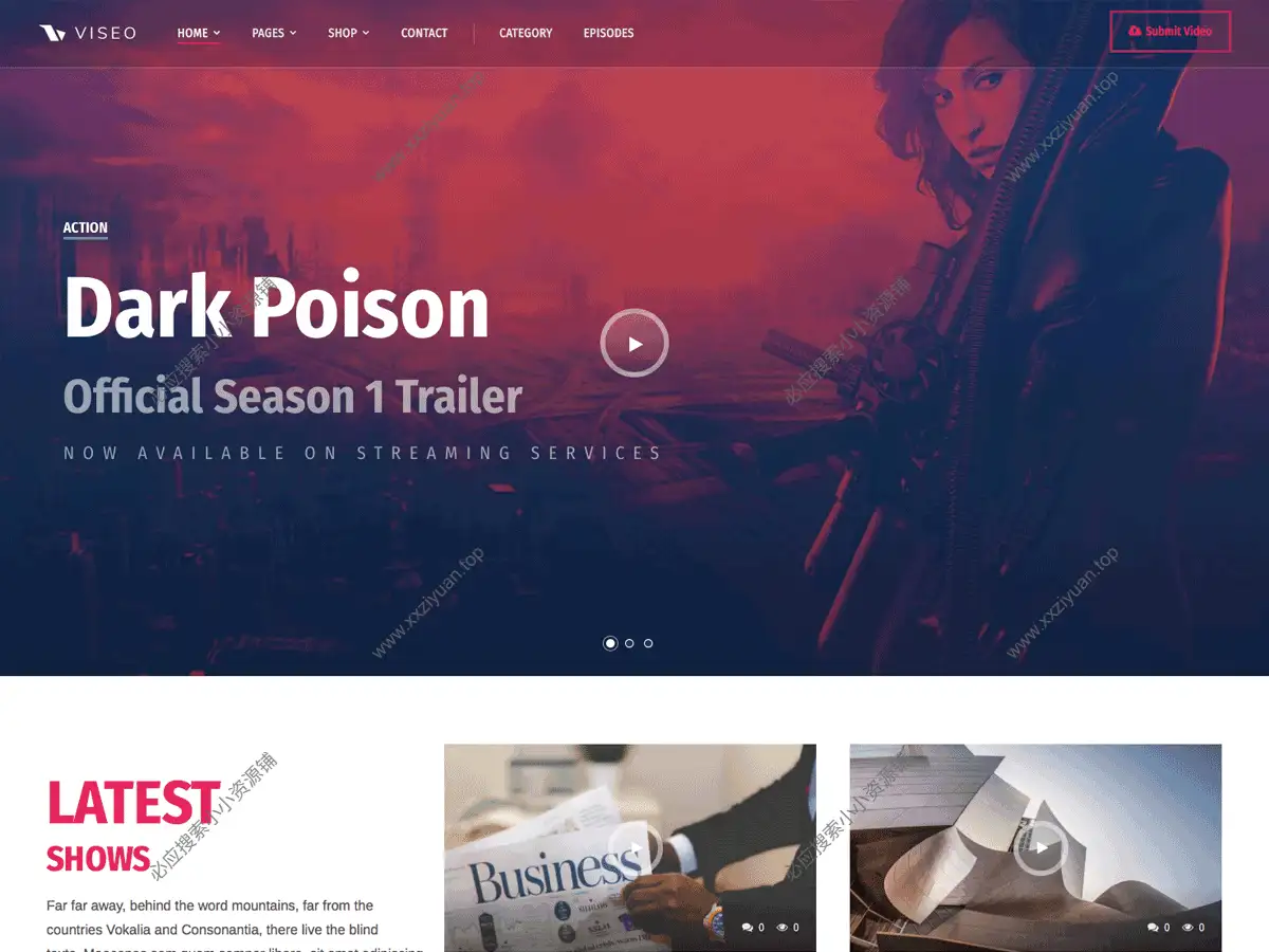 Viseo v4.4 – 新闻媒体、视频分享、个人播客 WordPress 主题