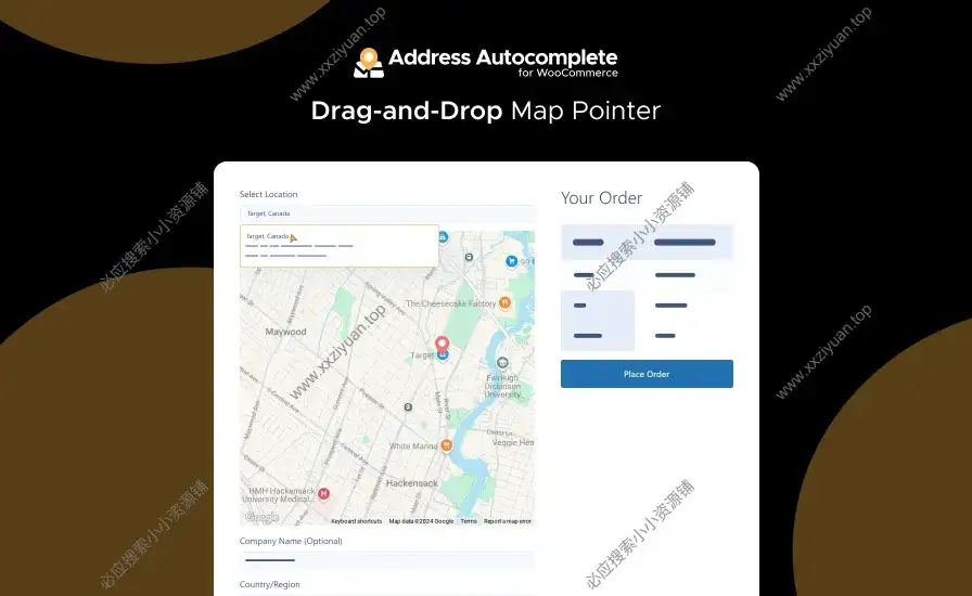 Address Autocomplete for WooCommerce v1.3.0 地址自动补全插件 1