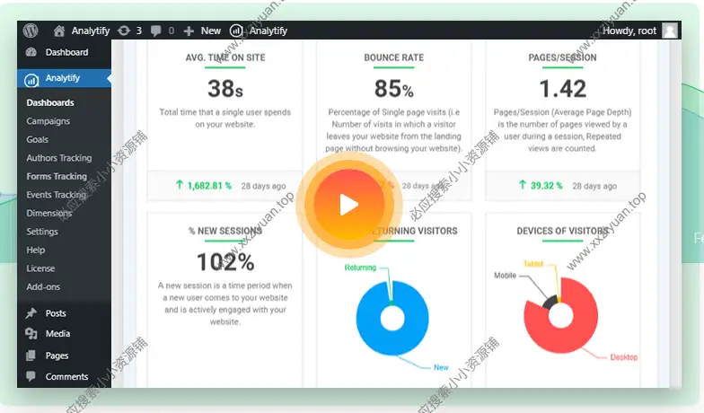 WordPress谷歌数据可视化与分析插件 – Analytify Pro v7.1.1