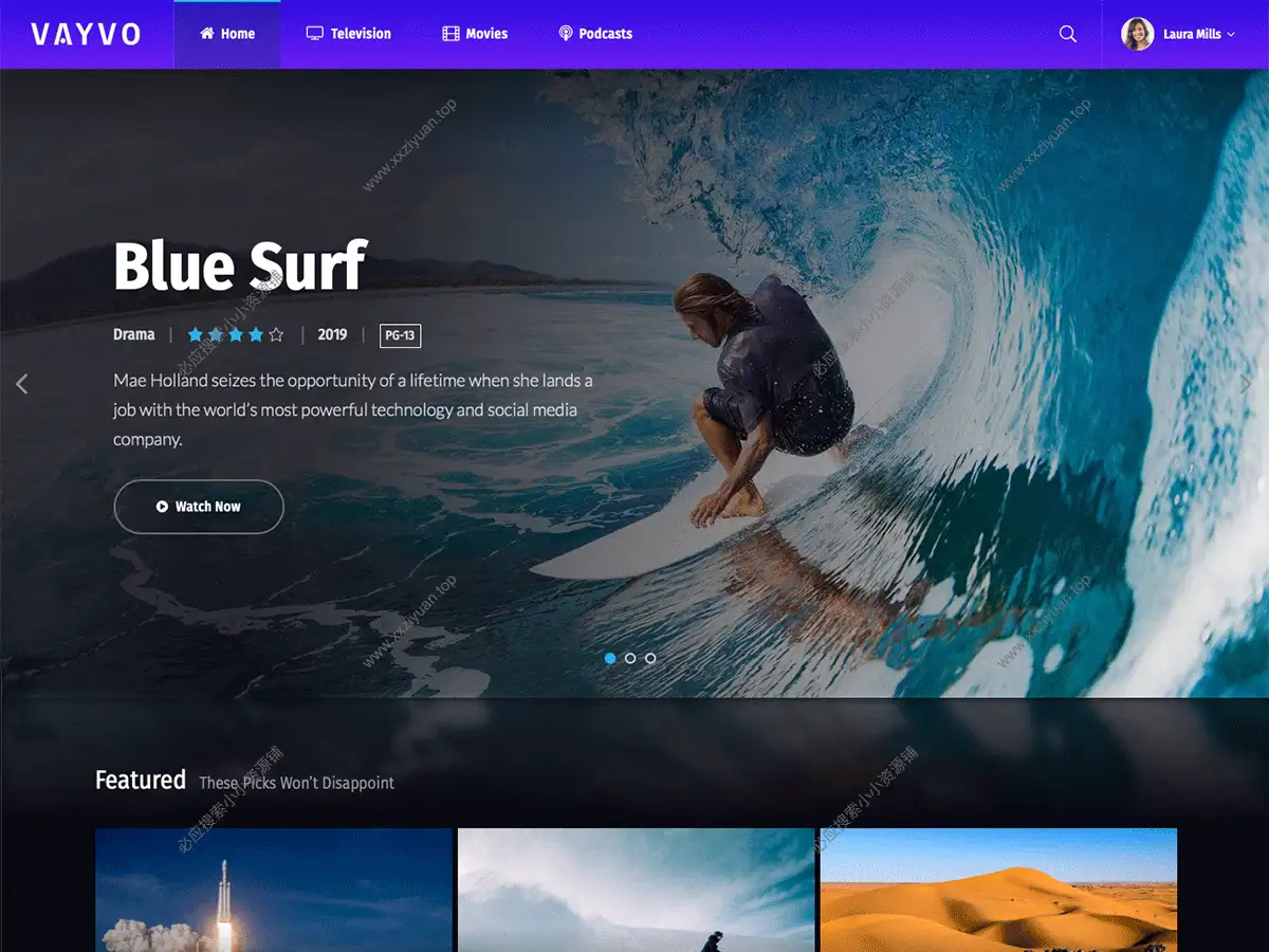 WordPress 音频和视频流媒体及会员制主题 – Vayvo v6.4