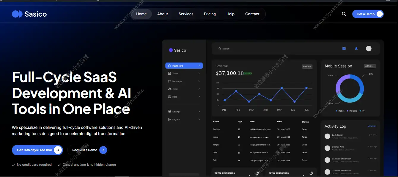WordPress SaaS 与科技初创企业主题 – Sasico v1.1.4.1英文版分享
